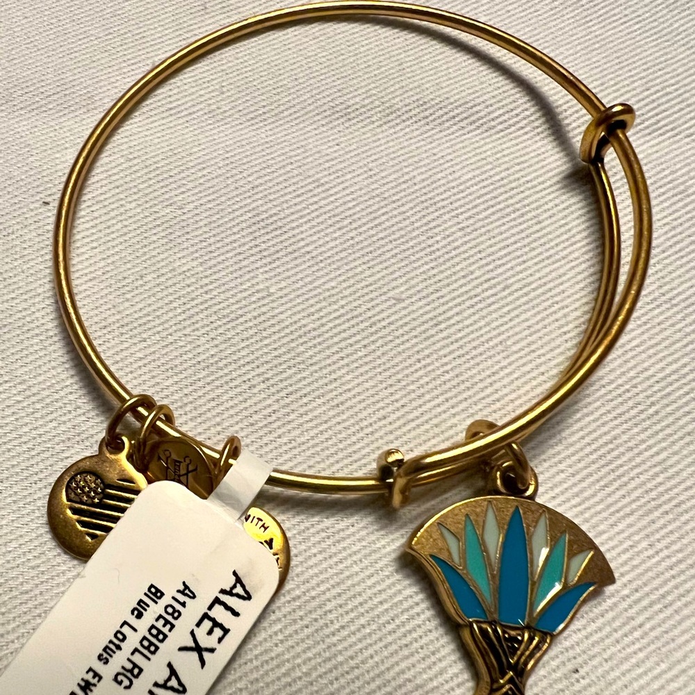 🆕Alex and Ani lotus bangle (with tags)